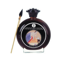 Краска для тела Shunga BODYPAINTING - Aphrodisiac chocolate (100 мл) без глютена и парабенов