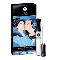 Стимулирующий блеск для губ Shunga LIPGLOSS - Coconut Water (10 мл), эффект покалывания, холод-тепло