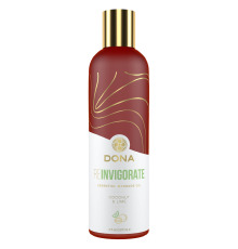 Натуральное массажное масло DONA Reinvigorate - Coconut & Lime (120 мл) с эфирными маслами