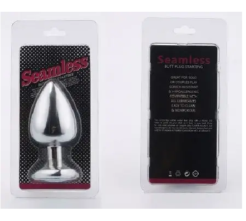 Анальна пробка Silver Metal Diamond, M