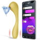 Вакуумний вагінально-кліторальний стимулятор Magic Motion Bobi Yellow, керування зі смартфона