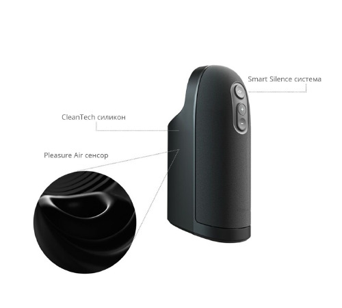 Інноваційний мастурбатор Ion by Arcwave PAT Stroker, стимуляція пульсівними повітряними хвилями