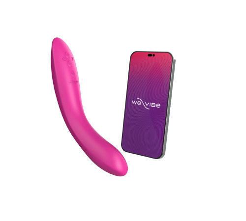Смарт-вібратор We-Vibe Rave 2 Twisted Pleasure Pink, для точки G та входу в піхву, 2 мотори