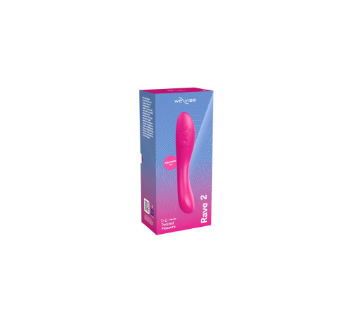 Смарт-вібратор We-Vibe Rave 2 Twisted Pleasure Pink, для точки G та входу в піхву, 2 мотори