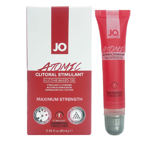 Возбуждающий гель для клитора System JO ATOMIC WARMING (10 мл) разогревающий