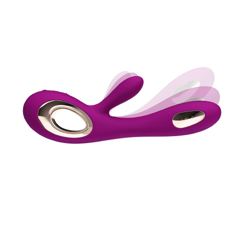 Вибратор-кролик LELO Soraya Wave Deep Rose, манящие движения ствола