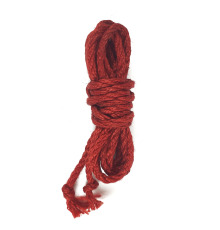 Веревка для Шибари 2 м Красная