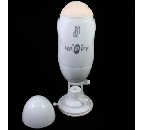 Вагіна в колбі з присоскою та вібрацією Chisa MX Dual Stimulation