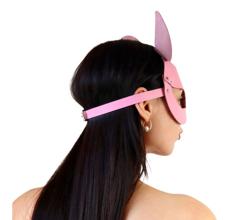 Кожаная маска мышки Art of Sex - Mouse Mask, Розовый