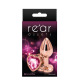 Анальна пробка REAR ASSETS ROSE GOLD HEART PINK, S