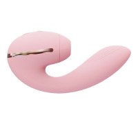 Вакуумный вибратор KISTOY Tina Mini Pink, вагинально-клиторальный