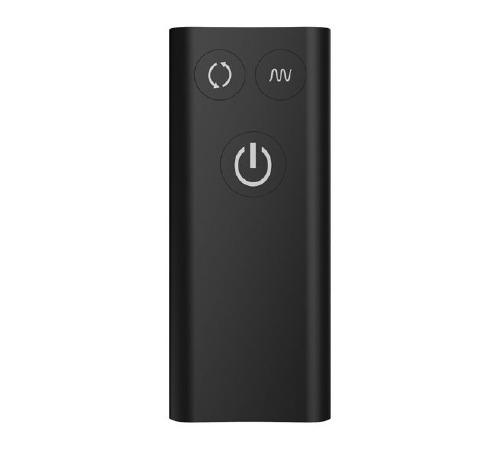 Массажер простаты Nexus Revo Stealth с вращающейся головкой и пультом ДУ, макс диаметр 3,2см