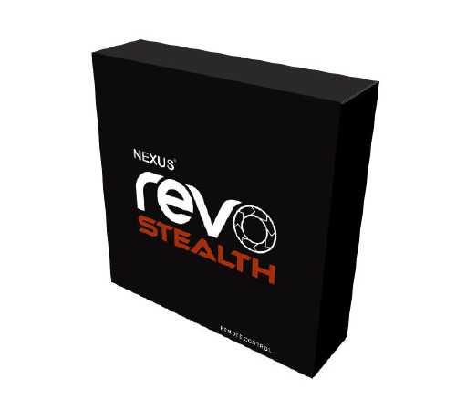 Массажер простаты Nexus Revo Stealth с вращающейся головкой и пультом ДУ, макс диаметр 3,2см