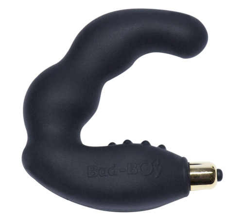 Вибромассажер простаты Rocks Off Bad-Boy Black, массаж промежности, макс. диаметр 4 см