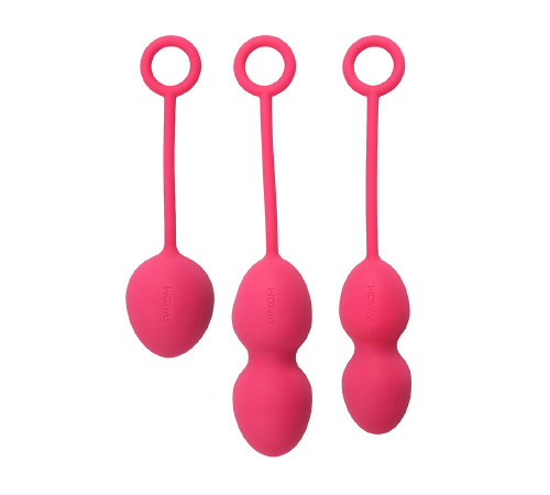 Набор вагинальных шариков со смещенным центром тяжести Svakom Nova Plum Red