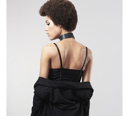 Чокер Bijoux Indiscrets MAZE - Wide Chocker Black