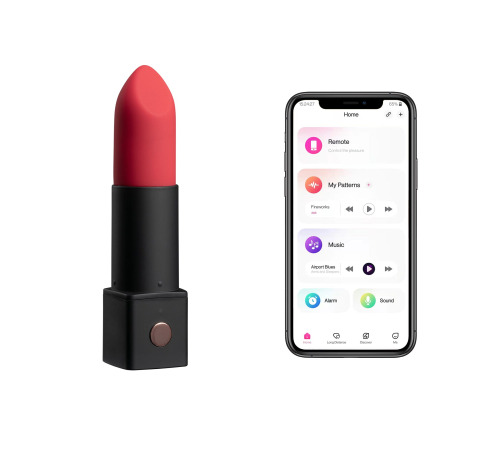 Вибратор-помада Lovense Exomoon, работает через приложение