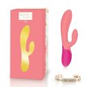 Вібратор RIANNE S ESSENTIALS - XENA RABBIT VIBRATOR CORAL&FRENCH