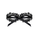 Кружевная маска Obsessive A710 mask, единый размер, черная