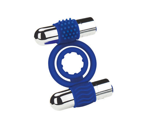 Ерекційне кільце з вібрацією ZOLO DUO VIBRATING C-RING