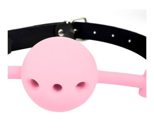 Воздухопроницаемый кляп NeDlyaSkuki Gag Ball Розовый
