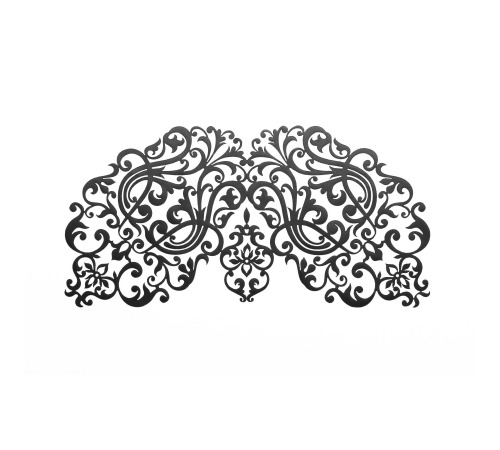 Маска на лицо Bijoux Indiscrets - Dalila Mask, виниловая, клеевое крепление, без завязок