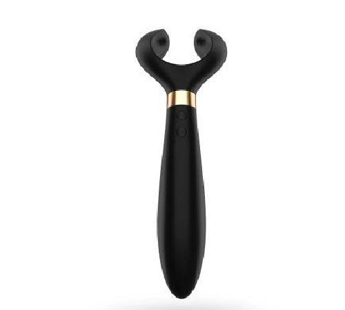 Вибратор для пар Satisfyer Endless Fun Black, три мотора, многофункциональный
