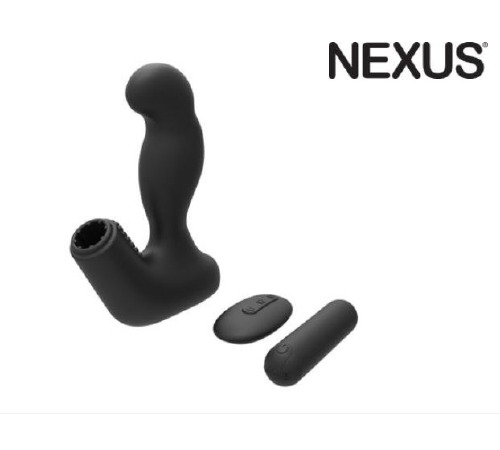 Вибромассажер простаты Nexus Max 20 Black с пультом ДУ, унисекс