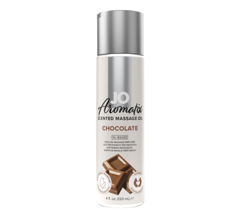 Натуральна масажна олія System JO Aromatix — Massage Oil — Chocolate 120 мл