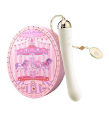 Вибратор для точки G с подключением к телефону ZALO Momoko Vanilla White