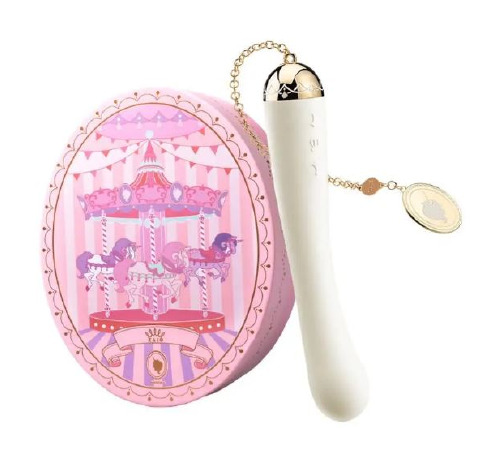 Вибратор для точки G с подключением к телефону ZALO Momoko Vanilla White