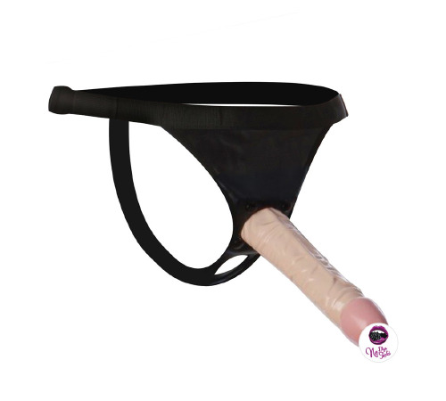 Трусики со страпоном Doc Johnson Vac-U-Lock 8 Inch Classic Dong Ultra Harness, ПВХ, диаметр 3,8см