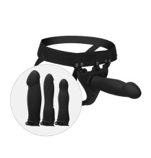 Набор для страпона с вибрацией Doc Johnson Body Extensions - BE Naughty - Black