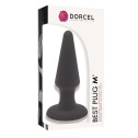 Анальна пробка Dorcel Best Plug M м'який soft-touch силікон, макс. діаметр 4,1см