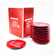 Презервативы ультратонкие Double Benefit 0.01 Красные 10 шт, с согревающим эффектом