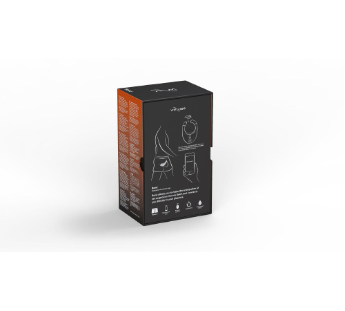 Эрекционное смарт-виброкольцо под одежду We-Vibe Bond с регулировкой размера, стимуляция промежности