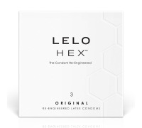 Презервативы LELO HEX Condoms Original 3 Pack, тонкие и суперпрочные
