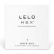 Презервативи LELO HEX Condoms Original 3 Pack, тонкі та суперміцні