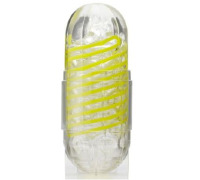 Мастурбатор Tenga Spinner 03 Shell з пружною стимулювальною спіраллю всередині