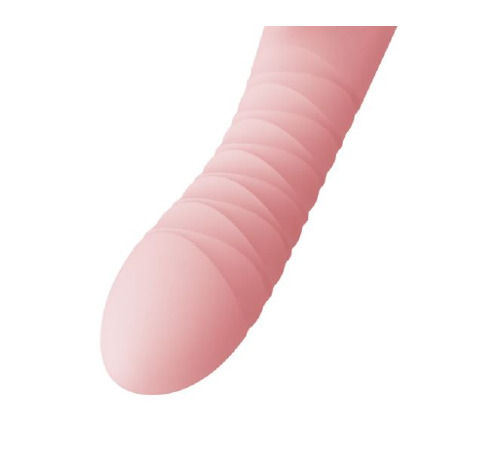 Вібратор з ротацією та вакуумною стимуляцією ZALO ROSE RABBIT PINK