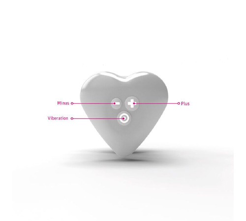Вибратор для клитора Mystim Heart´s Desire White, 8 режимов, очень мощный