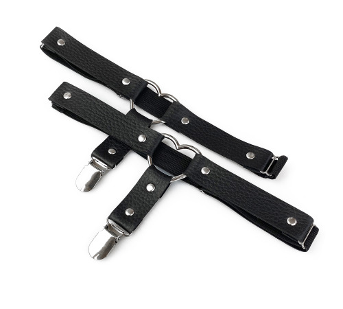 Гартеры для чулок из натуральной кожи Art of Sex Paula (2 шт.)