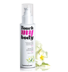 Массажный гель и смазка 2-в-1 Love To Love TOUCH MY BODY Monoi (100 мл) увлажняющий