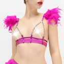 Сексуальный комплект белья Angel, размер XS-M, цвет Фуксия