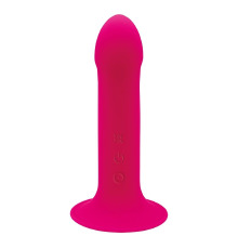 Дилдо с вибрацией Adrien Lastic Hitsens 2 Pink, отлично для страпона, макс диаметр 4см, длина 17,2см