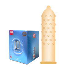 Ультратонкие презервативы Elasun с внешними точками (10шт) 