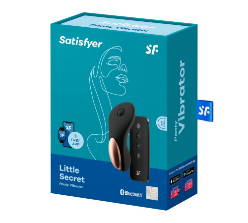 Смарт-вибратор в трусики Satisfyer Little Secret с пультом ДУ
