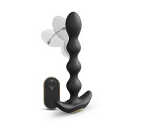 Анальный вибратор-бусы Dorcel FLEXI BALLS, гибкий ствол, пульт ДУ