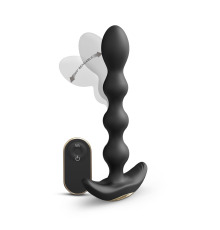 Анальный вибратор-бусы Dorcel FLEXI BALLS, гибкий ствол, пульт ДУ