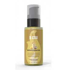 Согревающий массажный гель Sensuva Sizzle Lips Pina Colada (59 мл), без сахара, съедобный